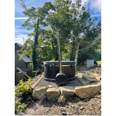 Wood Fired Hot Tub for 7-8 Persons